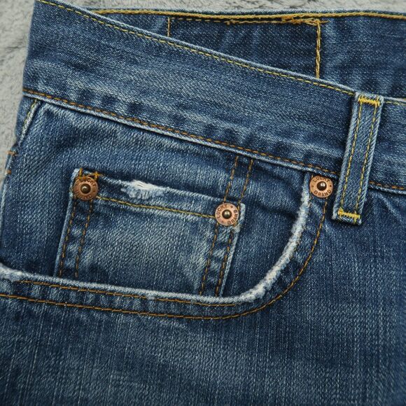 Lucky Brand Jeans Women's 8/29 Mid-Rise Easy Rider Crop 23" Inseam Distressed - Picture 13 of 16